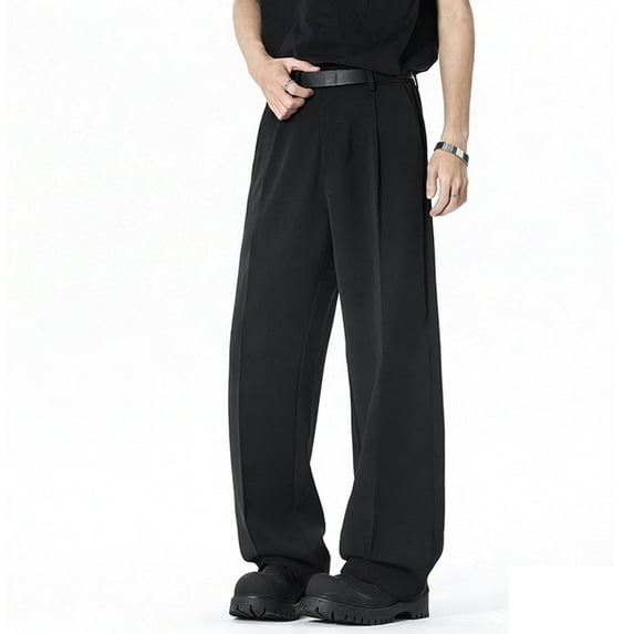 StSilkitty Dress Pants for Mens Solid Color Expandable Waist Business Casual Golf Pants Lightweight Office Work Trousers with Pockets