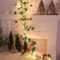 thumbnail image 1 of StSilkitty Festive Christmas Rattan Light String with Pinecones Bells and Red Fruit for Home Holiday Decor Easy Plug in Installation Stable and Versatile Year Round Use, 1 of 6