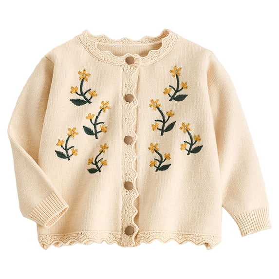 StSilkitty Girls Casual Sweater Cute Printed Long Sleeve Crewneck Sweaters Lightweight Soft Comfy Pullover Tops
