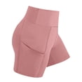 thumbnail image 1 of StSilkitty Girls Yoga Shorts Solid Color High Waist Stretch Biker Shorts Lightweight Soft Leggings with Pockets, 1 of 9