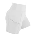 thumbnail image 1 of StSilkitty Girls Yoga Shorts Solid Color High Waist Stretch Biker Shorts Lightweight Soft Leggings with Pockets, 1 of 9