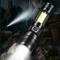 StSilkitty High Power LED Flashlight 12000 Lumens Rechargeable Zoomable Light with Long Battery Life and 5 Modes for Emergency Outdoor Camping Hiking Adventures