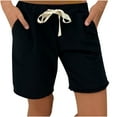 thumbnail image 1 of StSilkitty High Waisted Womens Shorts Summer Casual Shorts Wide Leg Lounge Shorts with Pockets Solid Color, 1 of 6