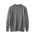 thumbnail image 1 of StSilkitty Knit Sweater for Boys Girls Solid Color Long Sleeve Mock Neck Pullover Sweaters Fall Winter Lightweight Warm Tops, 1 of 6