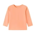 thumbnail image 1 of StSilkitty Long Sleeve T-Shirts for Boys Girls Cotton Crewneck Basic School Uniform Tees Tops Lightweight Casual Pullover Shirt, 1 of 6