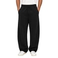 thumbnail image 1 of StSilkitty Men's Baggy Sweatpants Athletic Running Sweat Pants with Pockets Lightweight Open Bottom Workout Trousers, 1 of 8