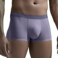thumbnail image 1 of StSilkitty Men's Boxer Underwear Mid Waist Breathable Briefs Lightweight Soft Comfy Daily Wear Underpants, 1 of 5