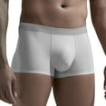 thumbnail image 1 of StSilkitty Men's Boxer Underwear Mid Waist Breathable Briefs Lightweight Soft Comfy Daily Wear Underpants, 1 of 4