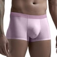 thumbnail image 1 of StSilkitty Men's Boxer Underwear Mid Waist Breathable Briefs Lightweight Soft Comfy Daily Wear Underpants, 1 of 5