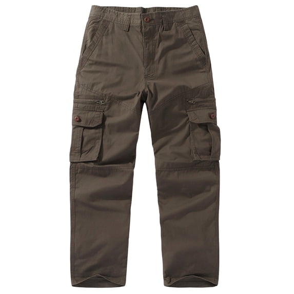 StSilkitty Men's Cargo Pants Lightweight Hiking Sweatpants Solid Color Elastic Waist Drawstring Workout Trousers with Pocket