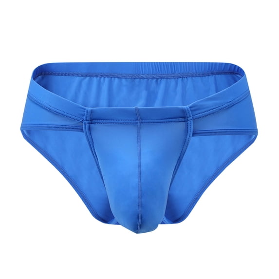 StSilkitty Men's Low Rise Briefs Comfy Breathable Stretch Underwear Solid Color Lightweight Bikini Briefs