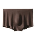 thumbnail image 1 of StSilkitty Men's Seamless Boxer Briefs Mid Waist Soft Breathable Stretch Underwear Solid Color Lightweight Underpants, 1 of 3