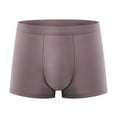 thumbnail image 1 of StSilkitty Men's Seamless Boxer Underwear Mid Waist Stretch Breathable Briefs Lightweight No Riding up Underpants, 1 of 8