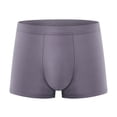 thumbnail image 1 of StSilkitty Men's Seamless Boxer Underwear Mid Waist Stretch Breathable Briefs Lightweight No Riding up Underpants, 1 of 8