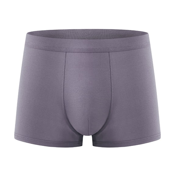 StSilkitty Men's Seamless Boxer Underwear Mid Waist Stretch Breathable Briefs Lightweight No Riding up Underpants