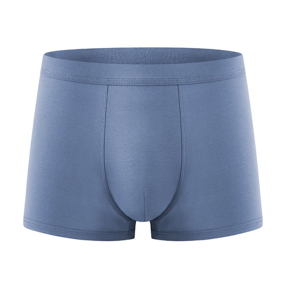 StSilkitty Men's Seamless Boxer Underwear Mid Waist Stretch Breathable Briefs Lightweight No Riding up Underpants