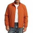 thumbnail image 1 of StSilkitty Mens Casual Jackets Zip up Solid Color Long Sleeve Fashion Jacket with Pockets Lightweight Soft Coat, 1 of 7