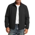 thumbnail image 1 of StSilkitty Mens Casual Jackets Zip up Solid Color Long Sleeve Fashion Jacket with Pockets Lightweight Soft Coat, 1 of 7