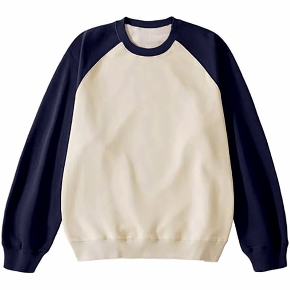StSilkitty Mens Fleece Casual Sweatshirt Color Block Long Sleeve Crewneck Sweatshirts Fall Winter Fuzzy Warm Pullover Tops