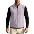 thumbnail image 1 of StSilkitty Mens Fleece Vest Sleeveless Full Zip up Waistcoat Jacket Fall Winter Warm Casual Vest with Pockets, 1 of 9