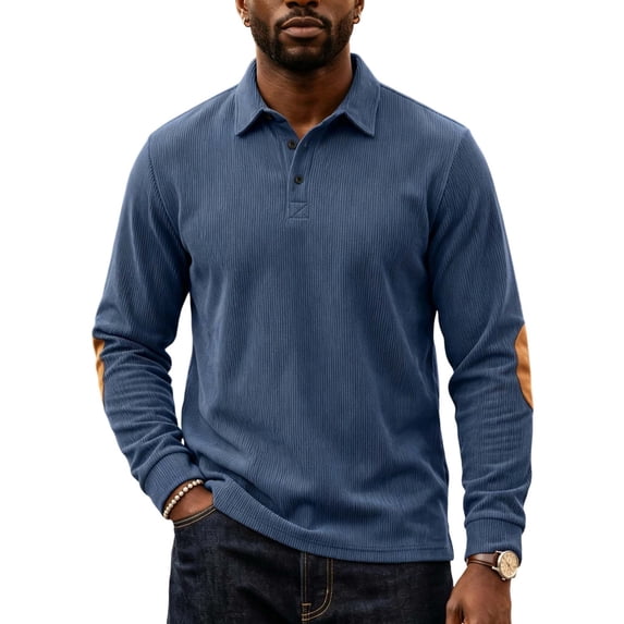 StSilkitty Mens Golf Sweatshirt Color Block Long Sleeve Collared Button Sweatshirts Lightweight Casual Pullover Tops