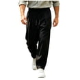 thumbnail image 1 of StSilkitty Mens Sweatpant Lightweight Sweat Pants with Pockets Elastic Waist Drawstring Pleated Athletic Trousers, 1 of 6