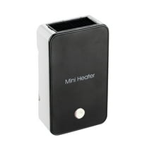 StSilkitty Mini Air Heater,Desktop Heater Electric Fan Heater Air Warmer EasyTo Travel and Portable,Black