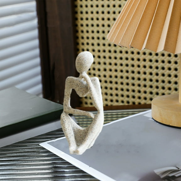 StSilkitty Modern Abstract Home Decor Mini Sculpture for Living Room Coffee Table TV Cabinet Elegant Personality Decorative Piece Soft Furnishing Ornament