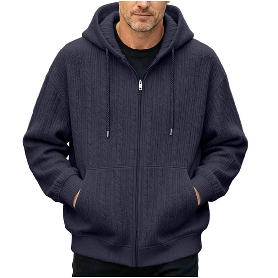 StSilkitty Lightweight Jacket for Men Zip up Long Sleeve Windbreaker Hooded Jacket Coat with Pockets Hiking Fishing Outerwear