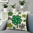 thumbnail image 1 of StSilkitty St. Patrick's Day Pillow Cover Sofa Pillow Cover Washable Pillow Cover Holiday Gift Suitable for Sofa Bedroom Office, 1 of 6