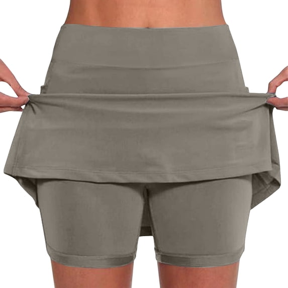 StSilkitty Summer Women Skorts Athletic Tennis Skirts with Pockets Lightweight High Waist Elastic Workout Shorts
