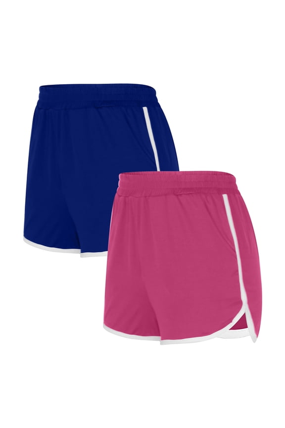 Summer Women Skorts Athletic Tennis Skirts with Pockets Lightweight High Waist Elastic Workout Shorts