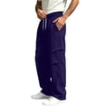 thumbnail image 1 of StSilkitty Sweatpants for Men Elastic Waist Drawstring Wide Leg Sweat Pants with Pockets Athletic Running Trousers, 1 of 9