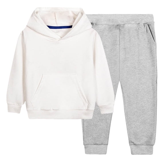 StSilkitty Sweatsuit 2 Piece Sets for Boys Girls Long Sleeve Hoodies Sweatshirts and Jogger Sweatpants Outfits Set