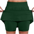 thumbnail image 1 of StSilkitty Tennis Golf Skorts for Womens High Waist Elastic Athletic Skirts Shorts Solid Color Lightweight Soft Workout Shorts, 1 of 6