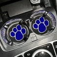 thumbnail image 1 of StSilkitty Unique Non Slip Dog Paw Print Car Cup Holder Mat Stylish and Noise Reducing Interior Accessory for Home and Office, 1 of 8