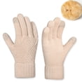 thumbnail image 1 of StSilkitty Unisex Winter Gloves Cold Weather Windproof Texting Warm Knitted Gloves Outdoor Hiking Running Gloves, 1 of 2
