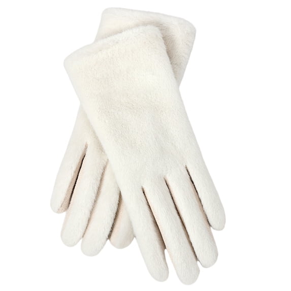 StSilkitty Winter Gloves for Women Fleece Thick Thermal Knitted Gloves Outdoor Cold Weather Fuzzy Warm Gloves