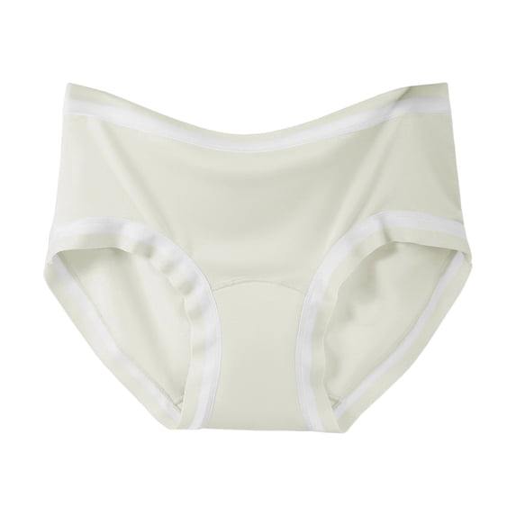 StSilkitty Women's Cotton Underwear Bowknot No Show Stretch Breathable Panties Solid Color Lightweight Bikini Briefs