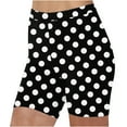 thumbnail image 1 of StSilkitty Womens High Waist Yoga Shorts Cute Print Yoga Athletic Running Biker Shorts Skinny Leg Elastic Shorts, 1 of 5
