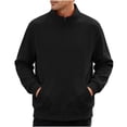 thumbnail image 1 of StSilkitty Zip up Jacket for Men Long Sleeve Stand Collar Jacket Coat Fall Lightweight Fashion Clothing with Pockets, 1 of 6