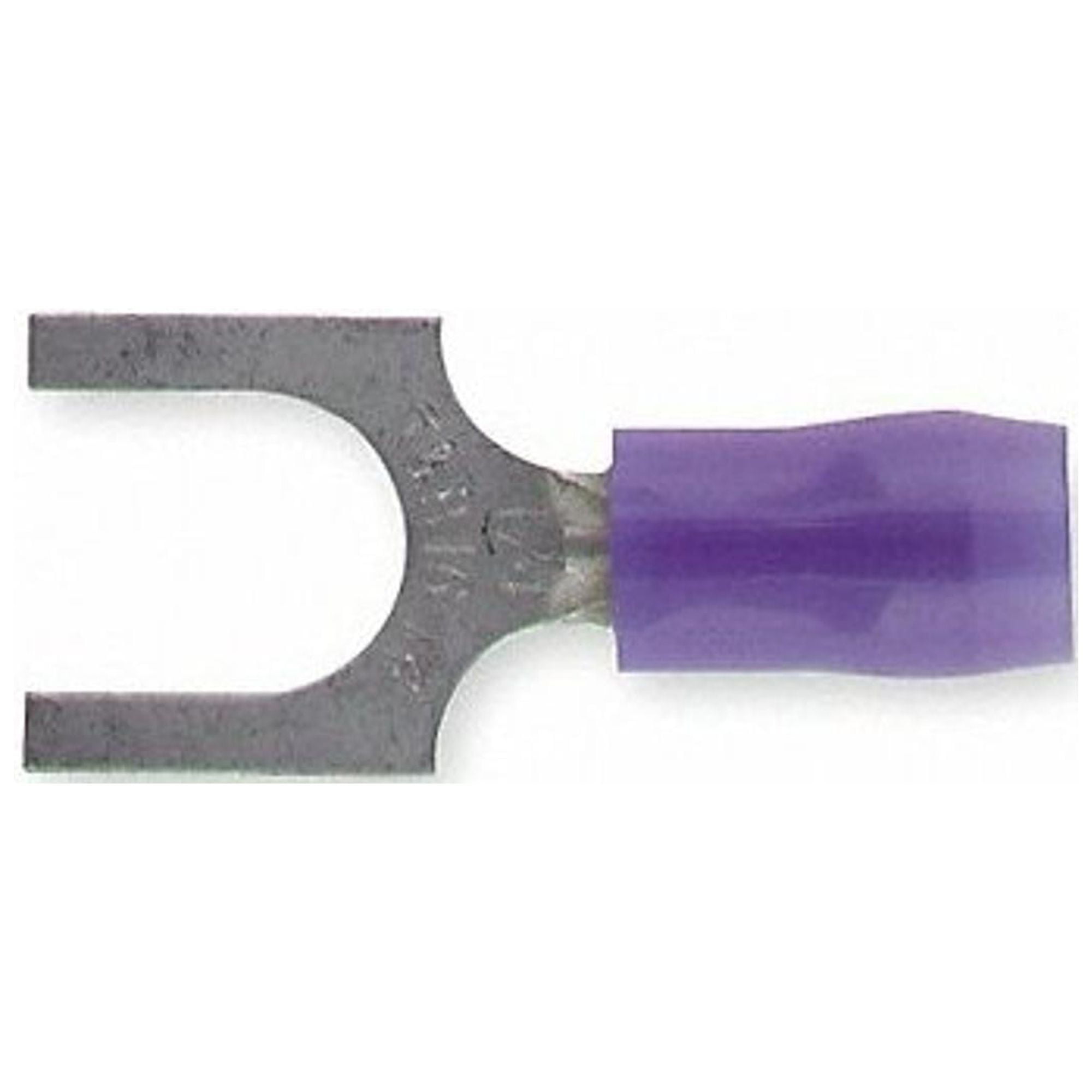 StaKon Fork Terminal,Tin,Copper,Blue,PK100 RB1414F