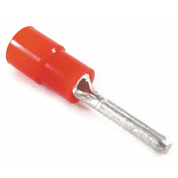 Sta-Kon Pin Terminal,Red,22 AWG,18 AWG,PK100  18RA-47PT