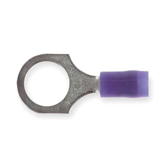 Sta-Kon Ring Terminal,Blue,18 AWG,14 AWG,PK100 RB14-38
