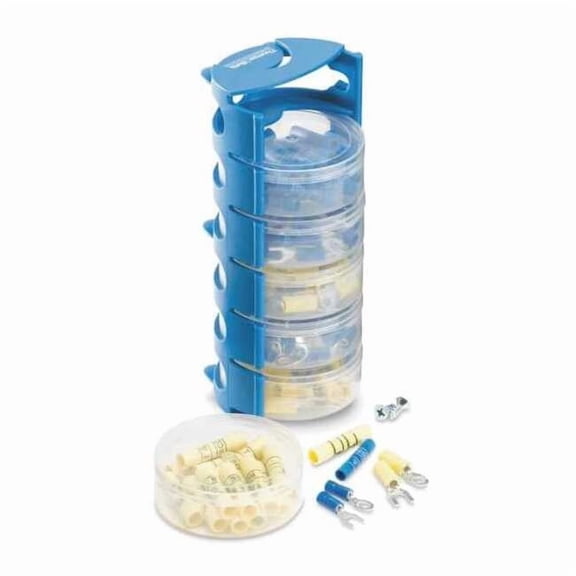 Sta-Kon Wire Terminal Kit,Crimp Trminls,130 pcs. STA-ORG