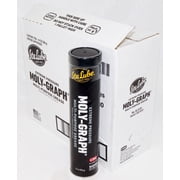 Sta-Lube Moly-Graph EP Multi-Purpose Lithium Grease SL3330 Grease Cartridge, 14 oz - Dark Gray 10 Pack