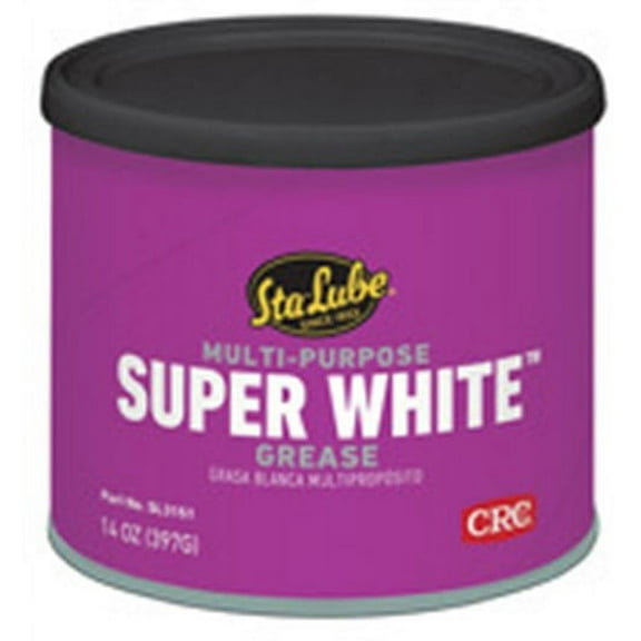 Sta-Lube Grease, 14 oz., Can, Mineral, White SL3151
