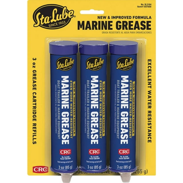 Sta-Lube SL3184 PK3 Marine Grease Boat Trailer and 4x4 Wheel Bearing ...