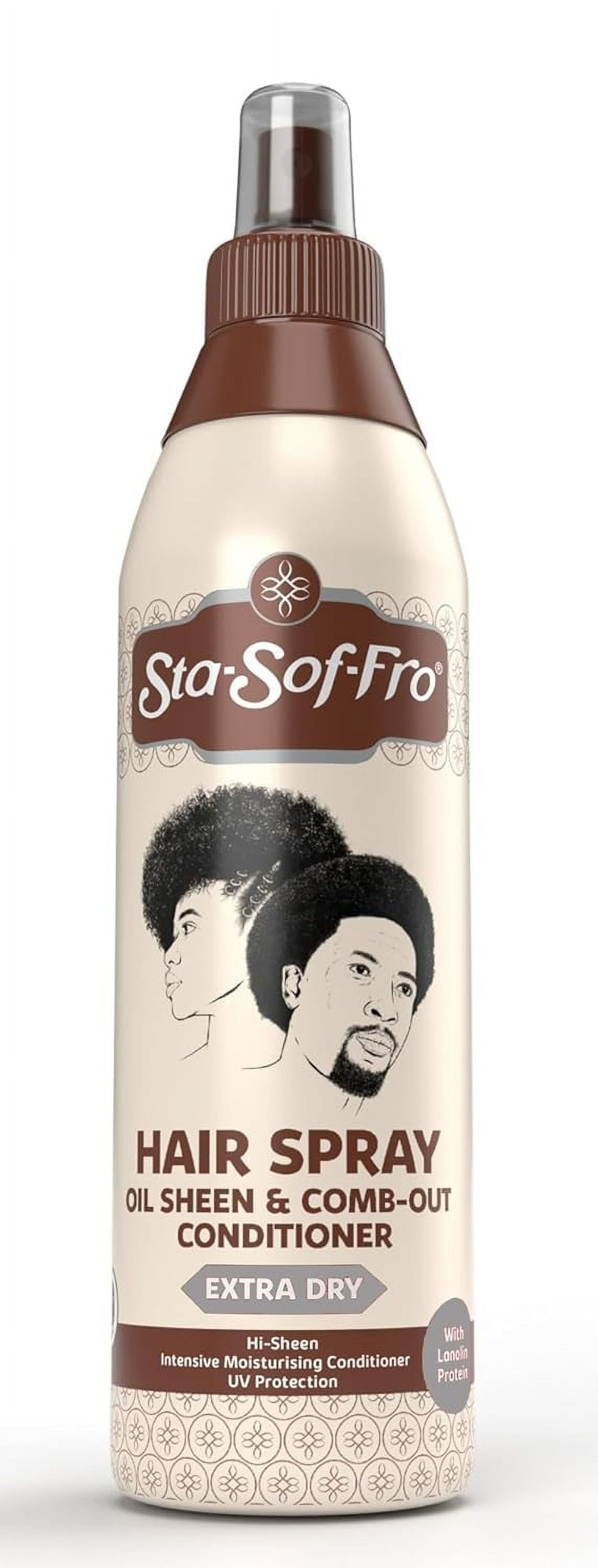 Sta-Sof-Fro Hair & Scalp Spray Conditioner with Lanolin, Extra Dry, 8 fl oz