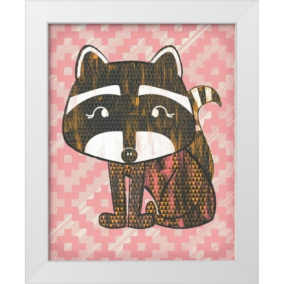 Sta Teresa, Ashley 15x18 White Modern Wood Framed Museum Art Print Titled - Radly Raccoon